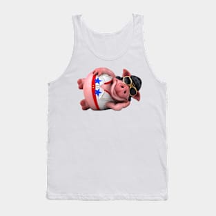 ELVIS PRESLEY STYLE FUNNY PIG ROCKER Tank Top